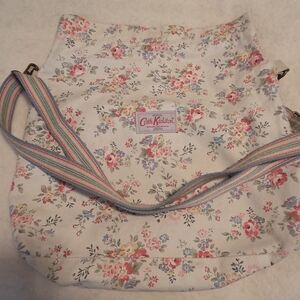 Cath Kidston Floral Crossbody Bag - Cream and Pink
